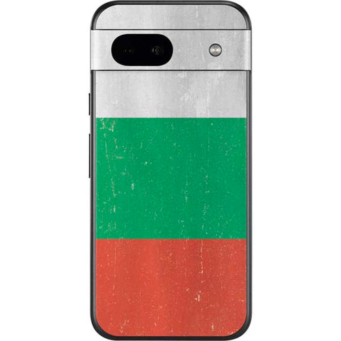 Bulgarian Flag Distressed Google Pixel 8a Skin